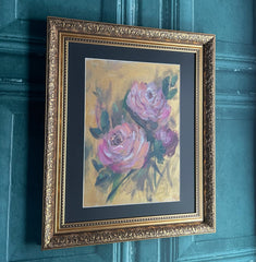 'Roses Study I' ORIGINAL PAINTING by Marta Hutt