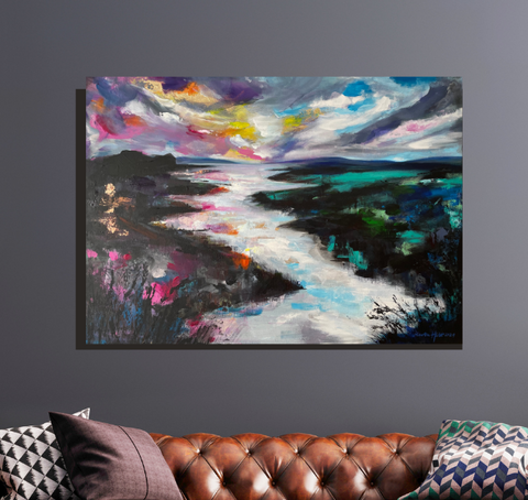 'Woodspring Bay' ART PRINTS by Marta Hutt