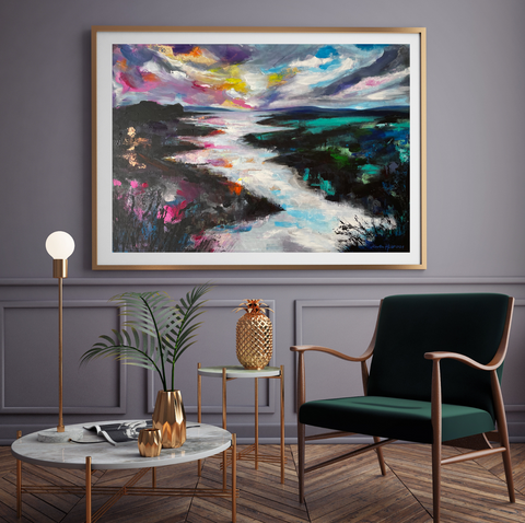 'Woodspring Bay' ART PRINTS by Marta Hutt