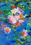 'Abstract Flowers in Water' art by Marta Hutt