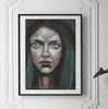 'A Girl' ART PRINTS by Marta Hutt