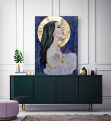 'Harvest Moon' CANVAS by Marta Hutt