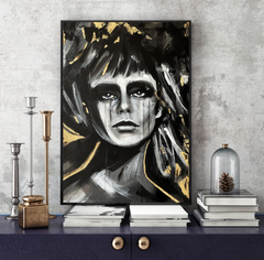 'Steel & Gold" ART PRINTS by Marta Hutt