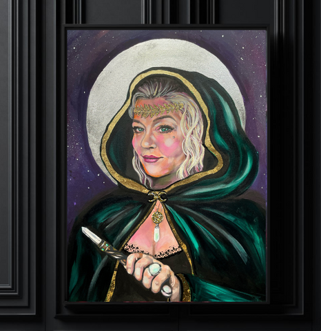 'The Good Witch' ART PRINTS by Marta Hutt
