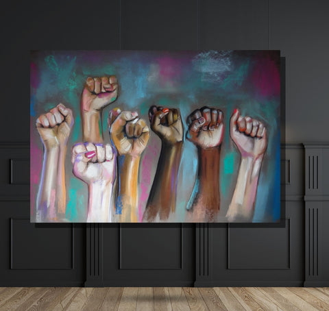 'Together We Rise' ART PRINTS by Marta Hutt